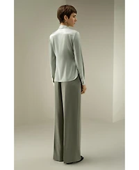 Lilysilk Women's Elegant Silk Slim Fit Shirt
