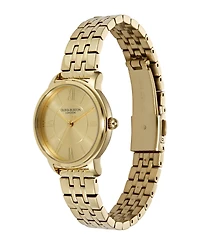Olivia Burton Women's Westbourne Gold Tone Stainless Steel Bracelet Watch, 30mm