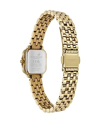 Olivia Burton Women's Mini Grosvenor Gold Tone Stainless Steel Bracelet Watch, 20mm