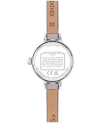 Coach Women's Iris Lavender Leather Strap Watch, 22.5mm