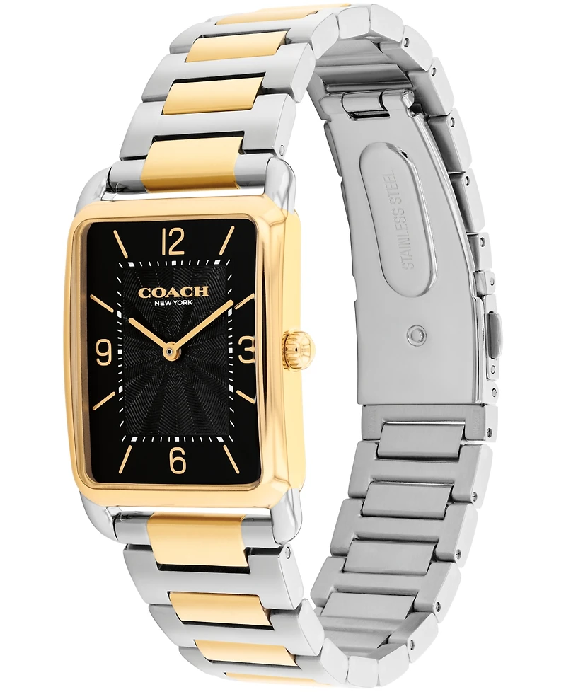 Coach Unisex Elliot Two Tone Stainless Steel Bracelet Watch, 32x26mm