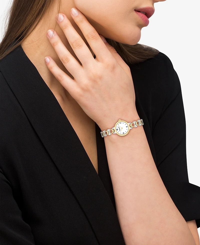 Coach Women's Iris Two Tone Stainless Steel Bracelet Watch, 22.5mm