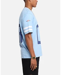 Carre Men's Rose Football T-Shirt Light Blue