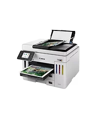 Canon Maxify GX7120 Wireless MegaTank Duplex All-in-One Inkjet Color Printer, Fax, White
