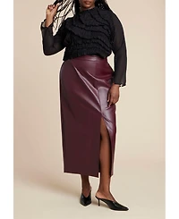 Eloquii Women's Textured Smocked Top