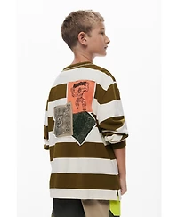 Desigual Boys Boys's Striped sweatshirt hulk