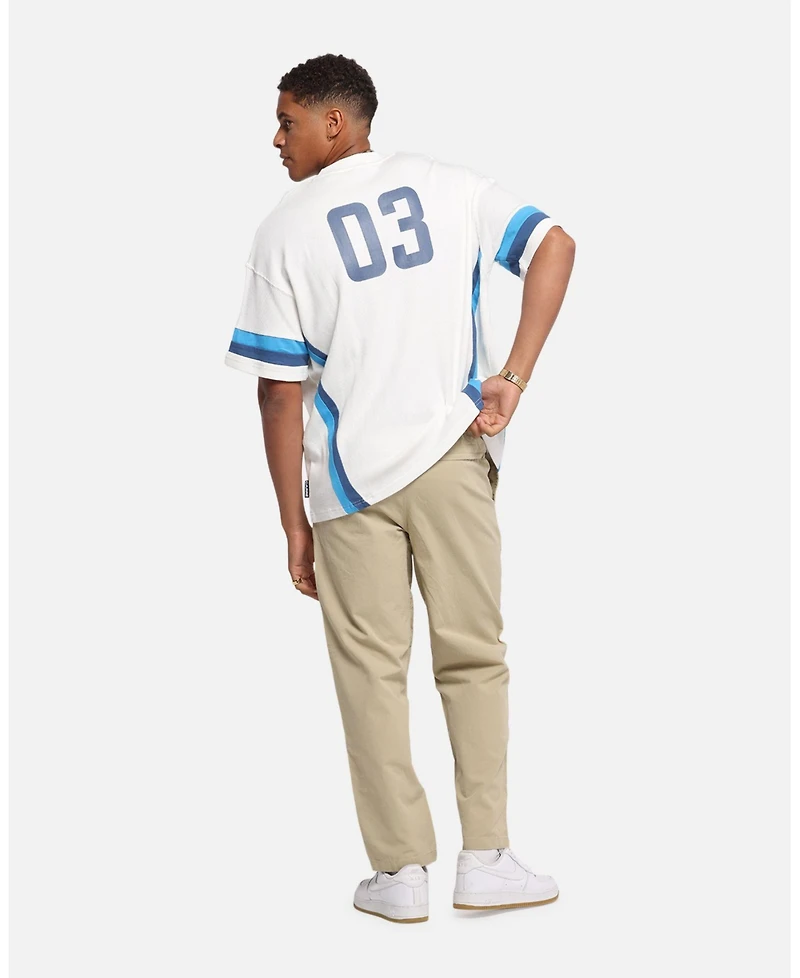 Carre Men's Graffiti Waffle T-Shirt Off White