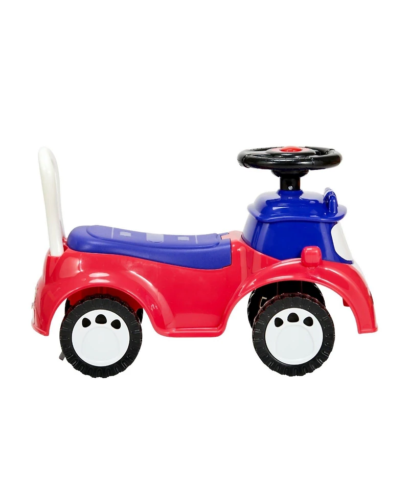 Hongge Toddler Ride On Car with Sounds Storage and Anti Tip Design