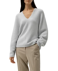 Lilysilk Women's Boucle Knit Silk-Cashmere Sweater