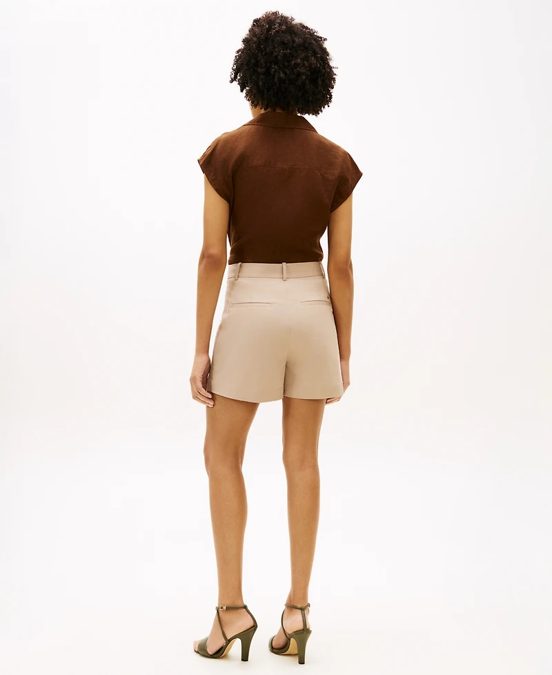 Tommy Hilfiger Women's Preppy Slim Straight Shorts