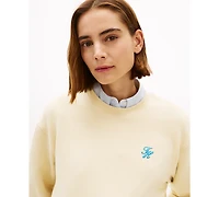Tommy Hilfiger Women's Script Logo Crewneck Sweatshirt