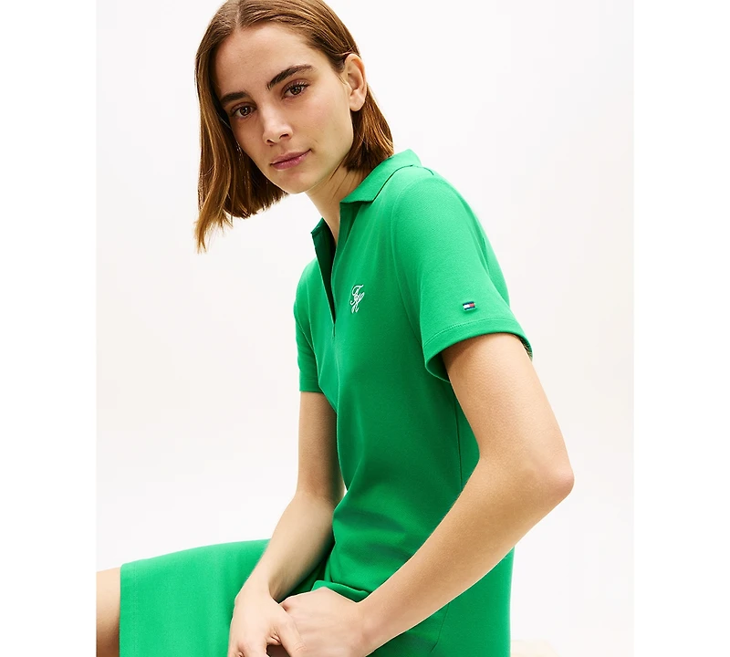 Tommy Hilfiger Women's Script Polo Dress