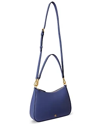 Lauren Ralph Lauren Danni Small Crosshatch Leather Slim Shoulder Bag