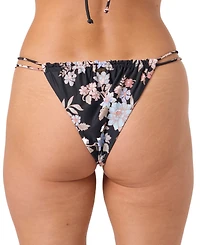 O'Neill Women's Bali Floral Palos Verdes Skimpy Coverage Swim Bottoms