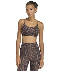 adidas Women's Optime Essentials Workout Leopard Print Bra