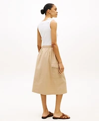 Tommy Hilfiger Women's Swoon Cargo Midi Skirt