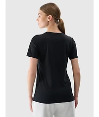 4F Women's regular plain T-shirt