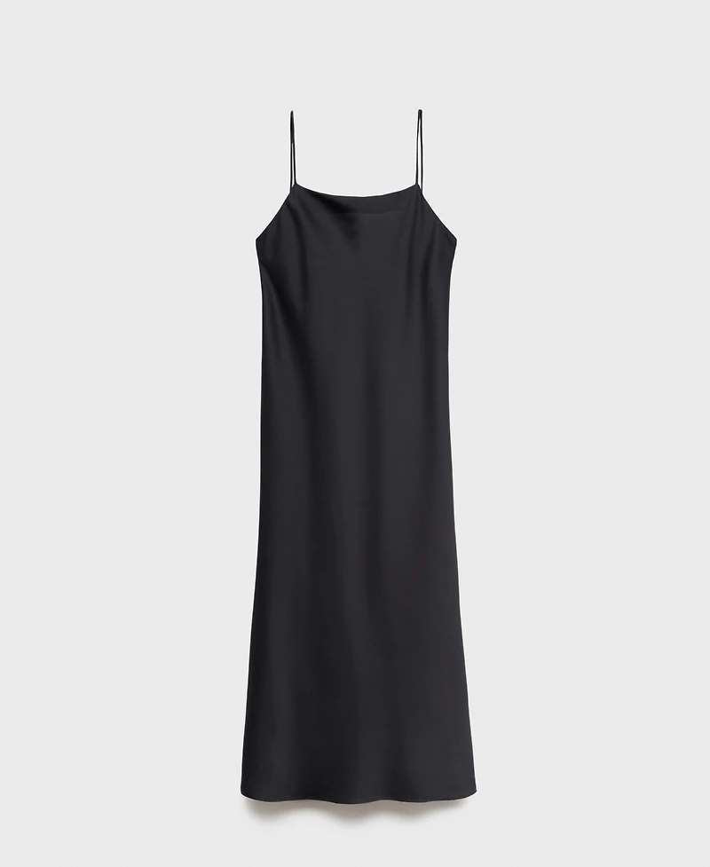 Mango Women's Satin Midi Nightdress