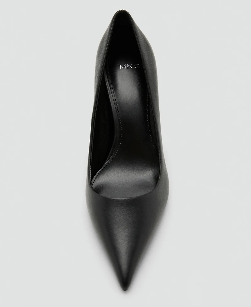 Mango Women's Heel Leather Shoes
