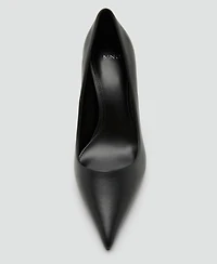 Mango Women's Heel Leather Shoes