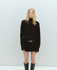 Mango Women's Knitted Turtleneck Dress