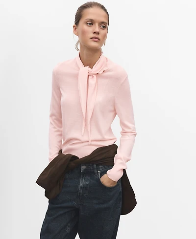 Mango Women's Knot Turtleneck Sweater