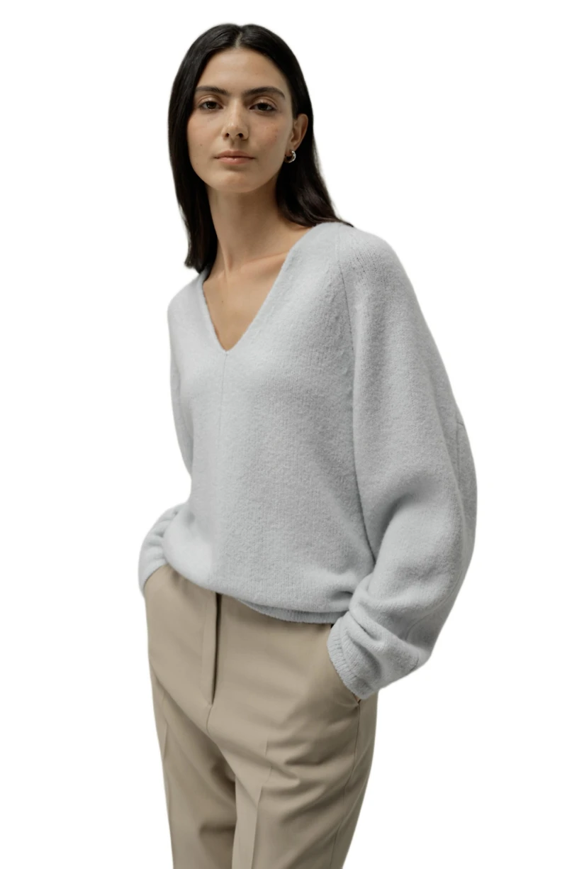 Lilysilk Women's Boucle Knit Silk-Cashmere Sweater