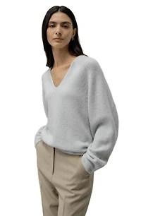 Lilysilk Women's Boucle Knit Silk-Cashmere Sweater