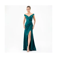 Bariano Women's Aliana Off Shoulder Gown