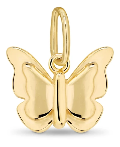 Devata Butterfly Pendant in 14K Gold, approx. 0.8 grams.