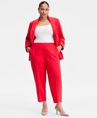 I.n.c. International Concepts Plus High Rise Pull-On Cropped Pants, Macy's Exclusive