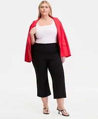 I.n.c. International Concepts Plus High Rise Pull-On Ponte Pants