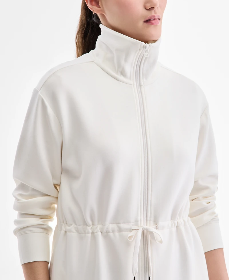 Id Ideology Women's Butter Soft Tie Waist Full Zip Jacket, Macy's Exclusive