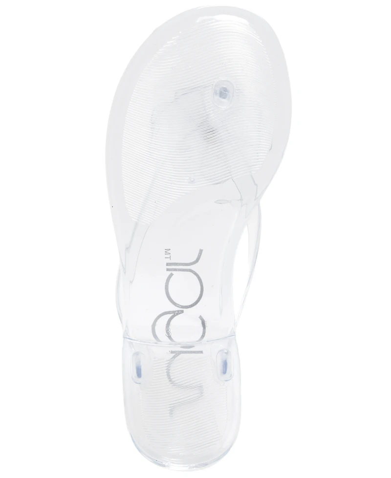 Sugar Women's Rosebud Stud Open Toe Flat Sandals