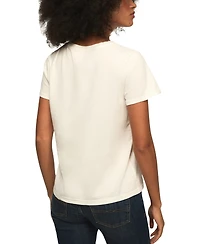 Lucky Brand Women's Stay Card Crewneck Top