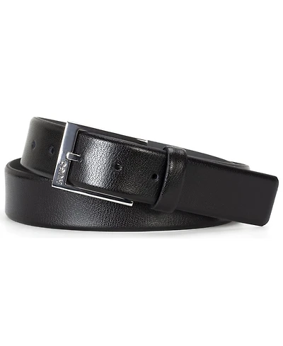 Hugo Boss Men's Polished Pin Buckle Leather Belt