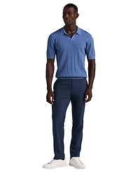 Perry Ellis Men's Johnny Collar Stripe Polo Shirt