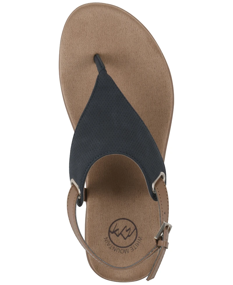 White Mountain Women's Lifted Slingback Sandals