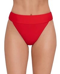 Steve Madden Women's Banded High Waist Swim Bottoms