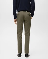 Mango Men's Barna Slim-Fit Twill Chino Pants