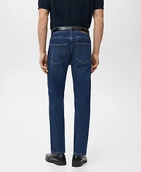 Mango Men's Ben Cropped Tapered-Fit Jeans