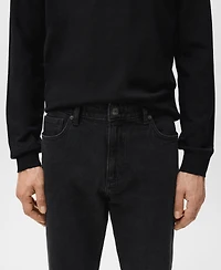 Mango Men's Ben Cropped Tapered-Fit Jeans