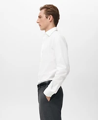 Mango Men's Cotton Slim-Fit Shirt