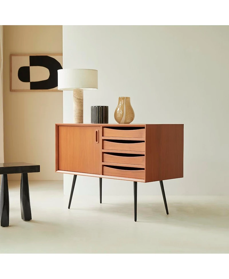 Tikamoon Simen Teak Wood Sideboard 100