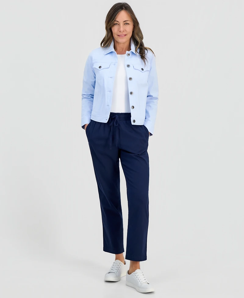 Style & Co Petite Classic Denim Jacket, Created for Macy's