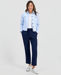 Style & Co Petite Classic Denim Jacket, Created for Macy's