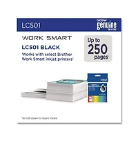 Brother LC501BKS 250 Page-Yield Ink - Black