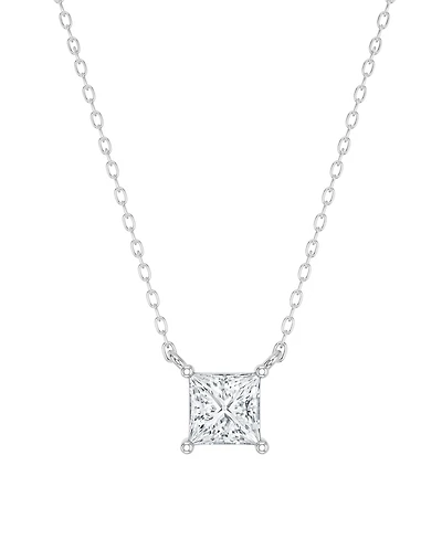 Forever Grown Diamonds Lab-Grown Diamond Pendant Necklace (1 ct. t.w.) in Sterling Silver