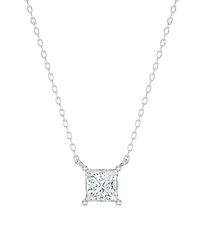 Forever Grown Diamonds Lab-Grown Diamond Pendant Necklace (1 ct. t.w.) in Sterling Silver