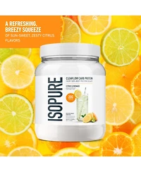 Isopure Clear Low Carb 100% Whey Protein Isolate Powder, Citrus Lemonade, 20g Protein, About 16 Servings